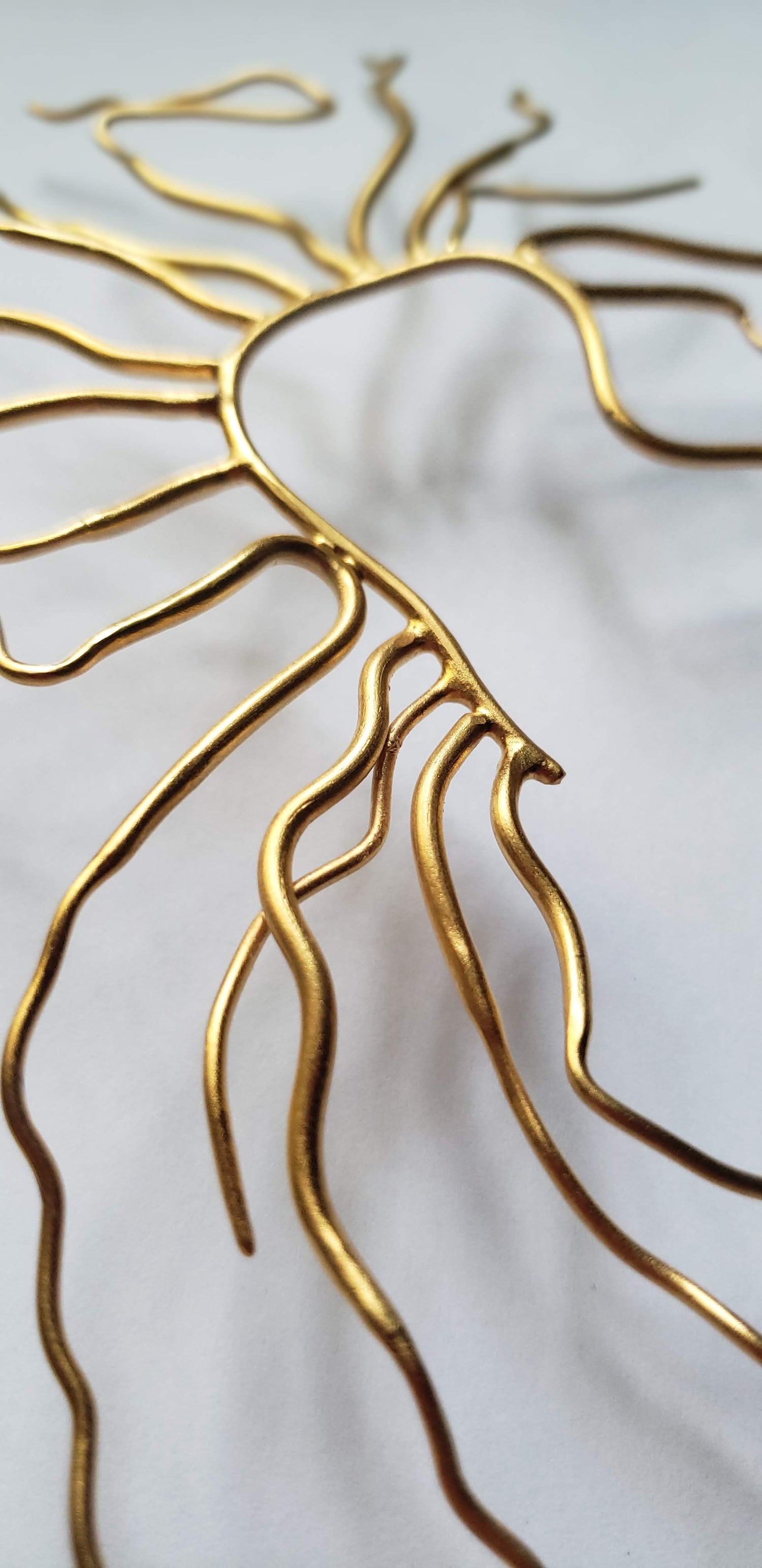 Handmade statement gold ear cuff